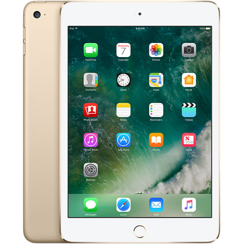 Apple iPad Mini 4 Wi-Fi + Cellular 64GB Gold MK8C2LL/A