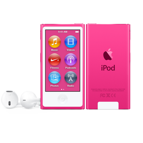 安心の日本製 極美品！iPod Pink 16GB nano ポータブルプレーヤー
