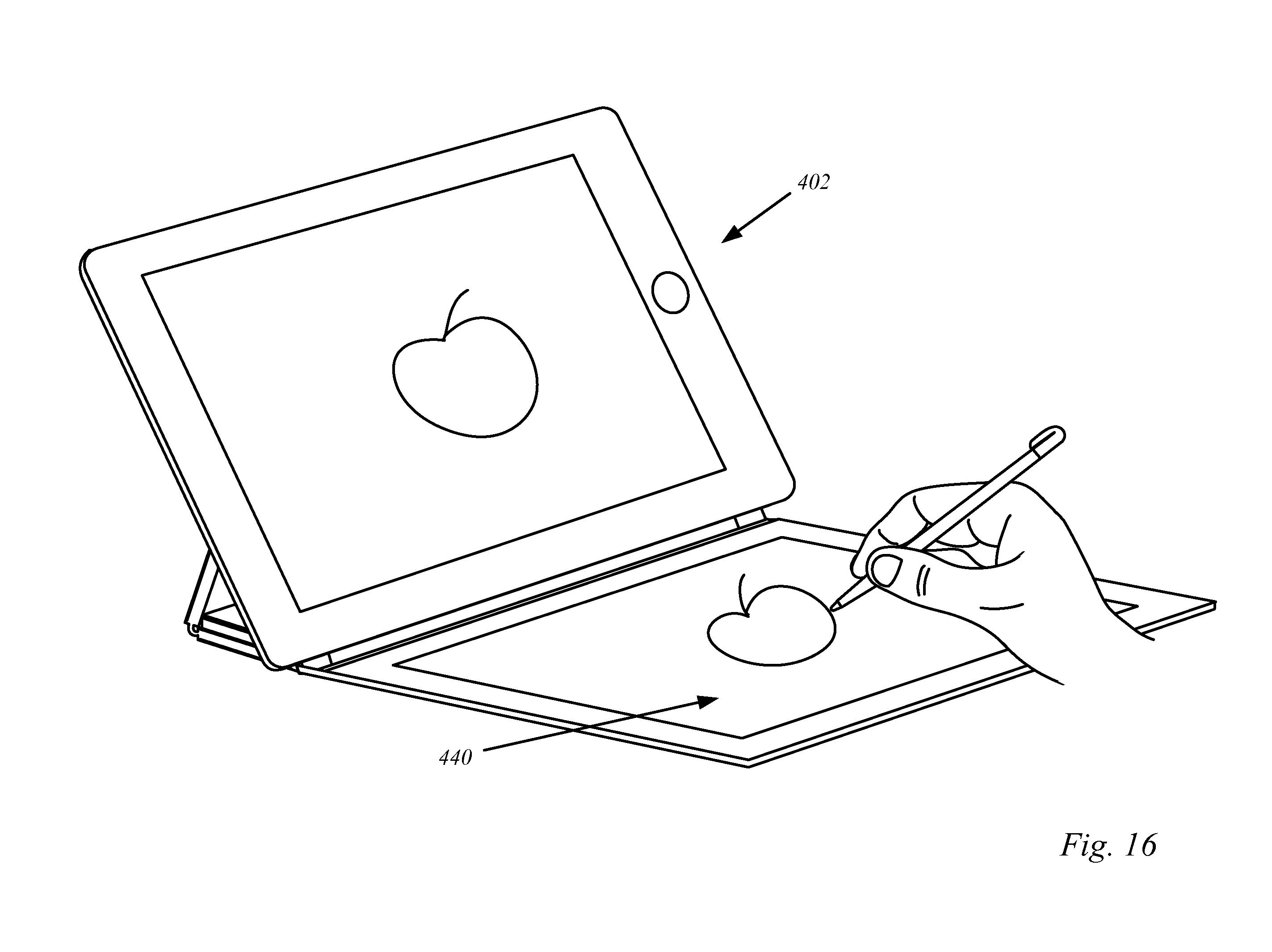 Apple iPad stylus described in patent