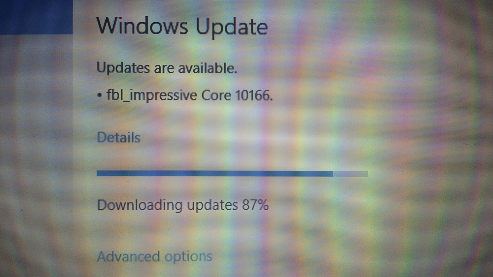 Microsoft Windows 10 Preview Build 10166