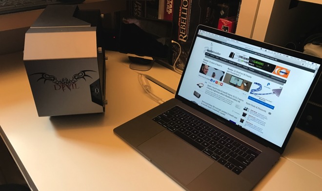 Turning any MacBook into a high-end graphic powerhouse is no game