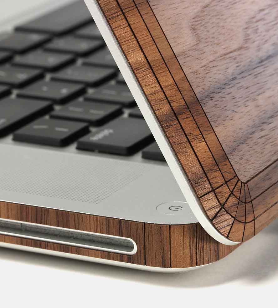 Toast wood cover for MacBook Pro