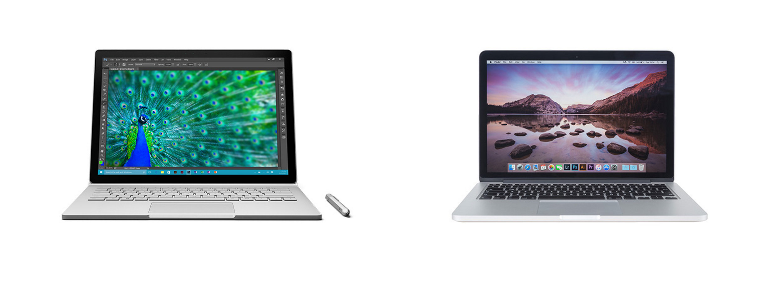 Microsoft Surface Book versus Apple MacBook Pro: the fundamental choice comes down to one question.