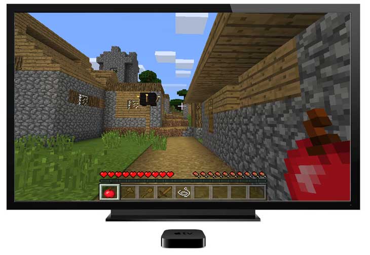 Play Minecraft on Apple TV