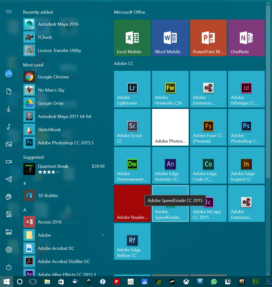 Customize Windows 10 start menu - turn off fullscreen view
