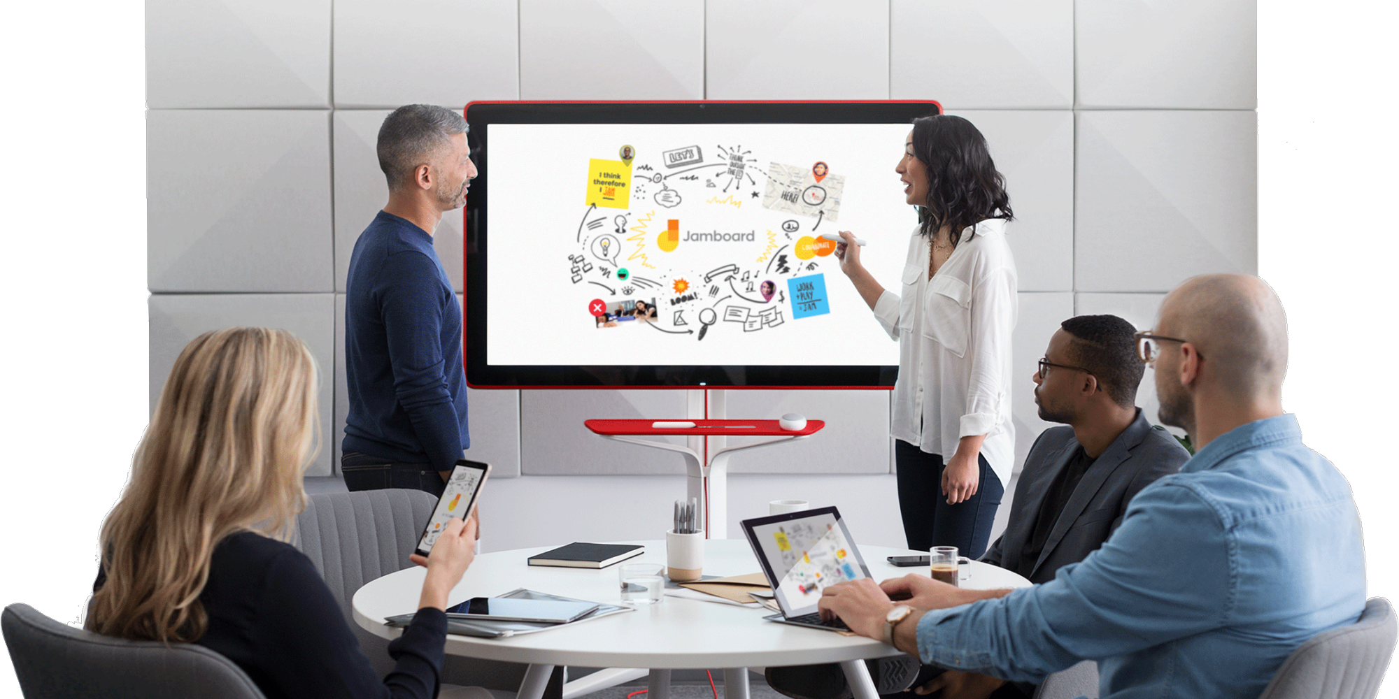 Google Jamboard will compete with Microsoft Surface Hub