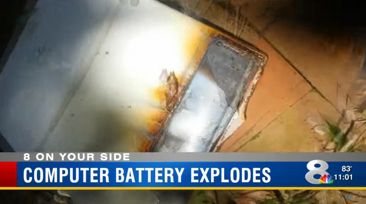 Aftermarket MacBook Pro Battery explodes