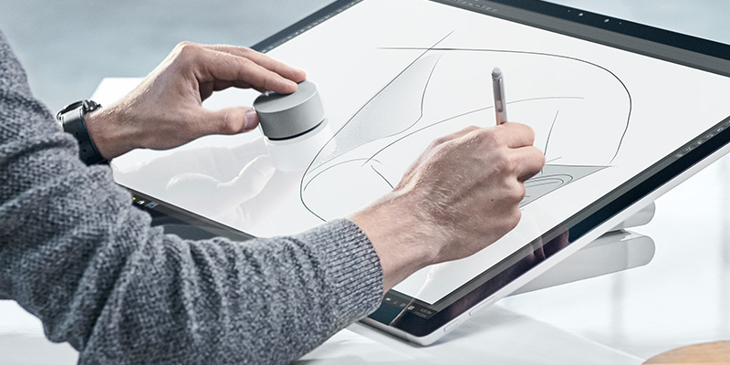 Surface Dial is compatible with all Microsoft Surface devices