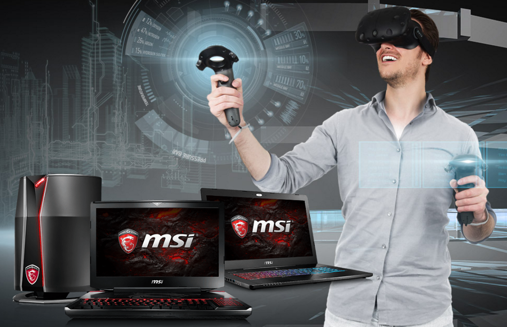 Samsung VR and MSI gaming laptop