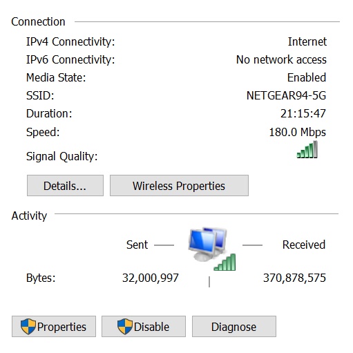 Windows 10 Network Adapter Settings