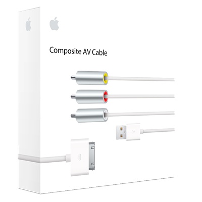 Apple Composite AV Cable MC748ZM/A