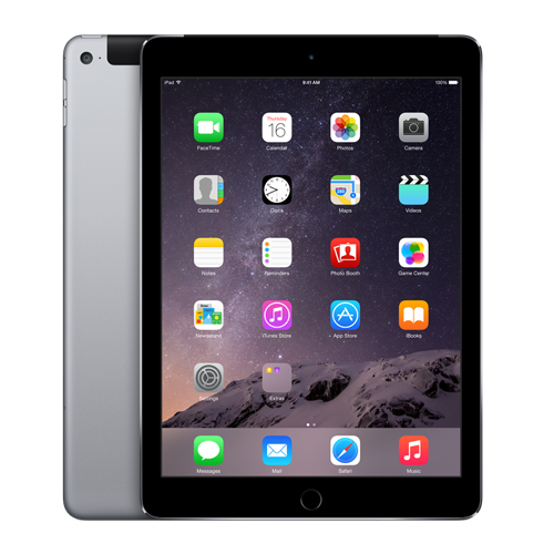 Apple iPad Air 2 Wi-Fi + Cellular for SIM 64GB Space Gray MH2M2LL/A