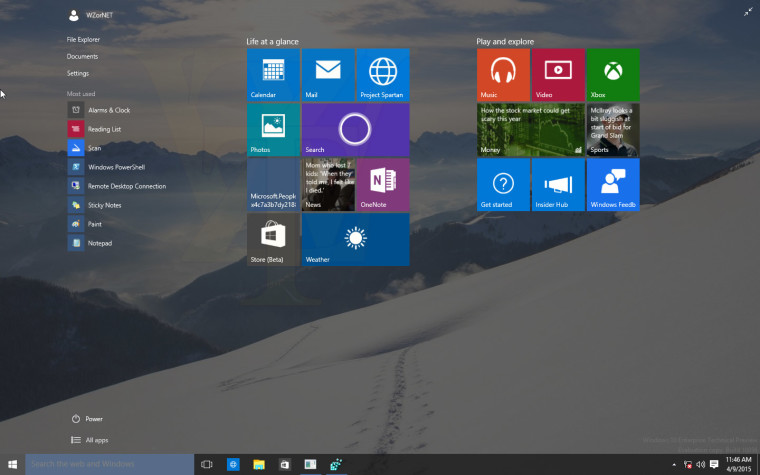 Microsoft Windows 10 Preview Build 10056