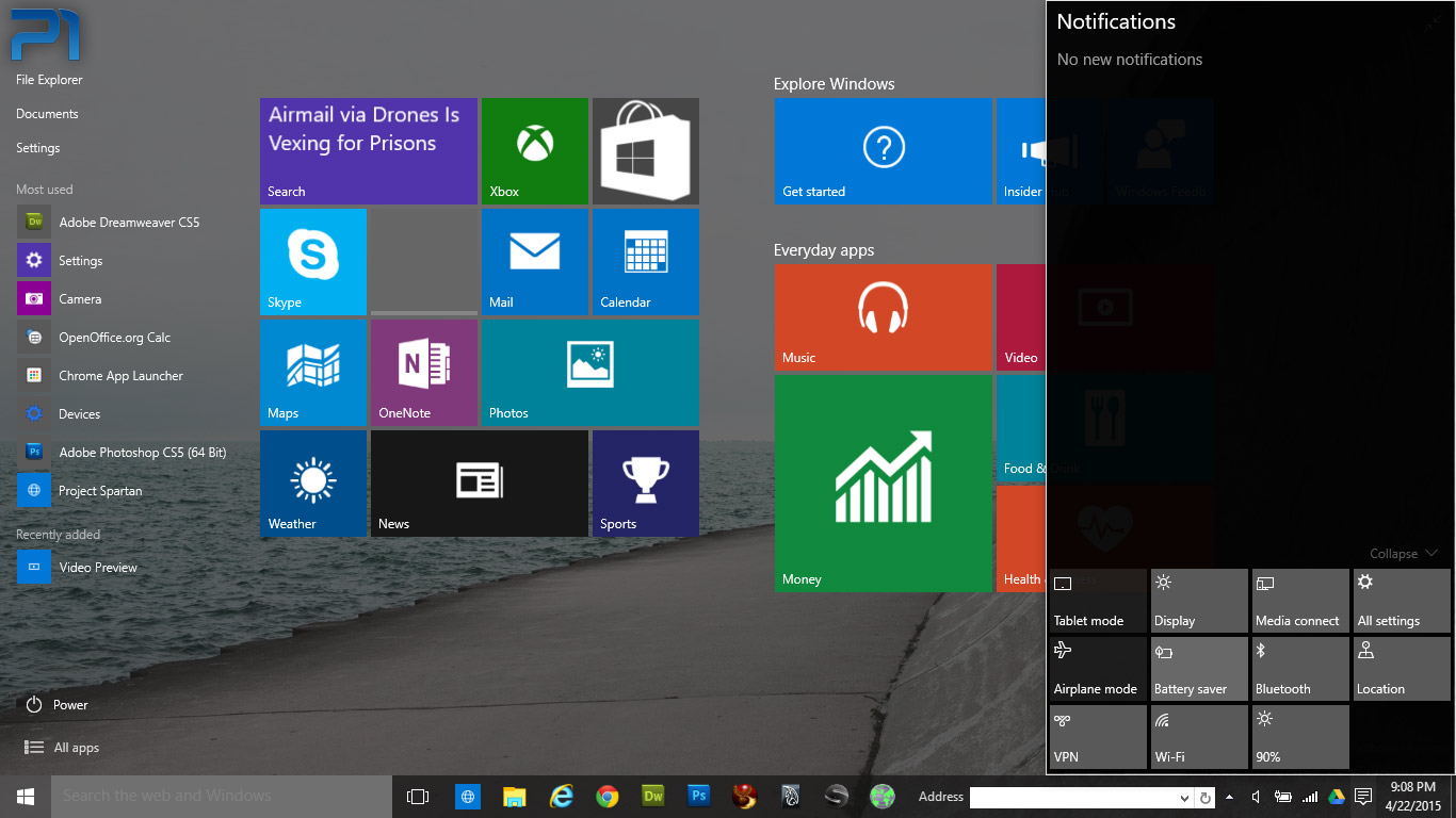 Microsoft Windows 10 Preview Build 10061