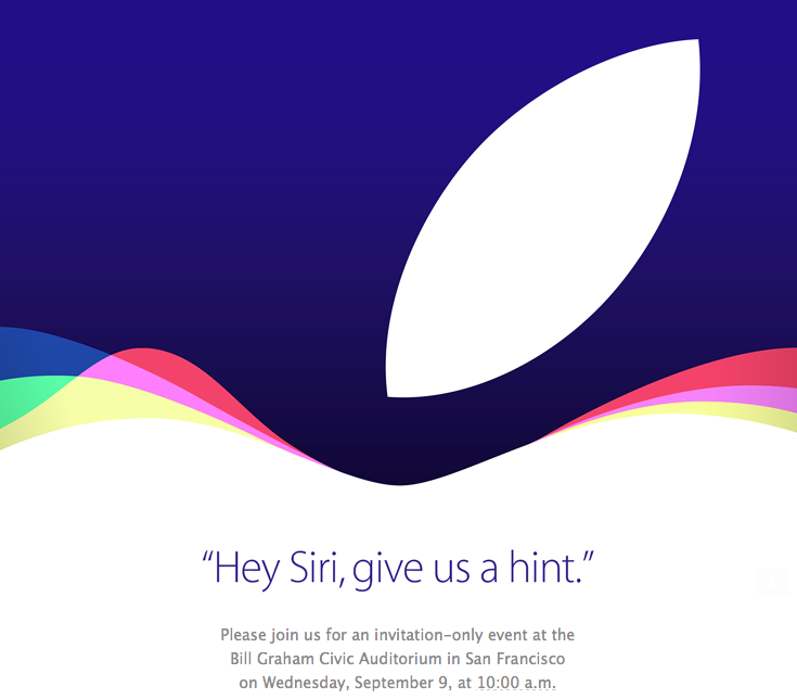 Apple September 9th iPhone event