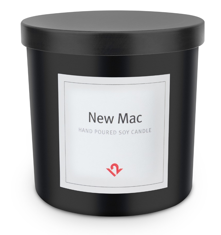 New Mac candle smells like a new MacBook Pro