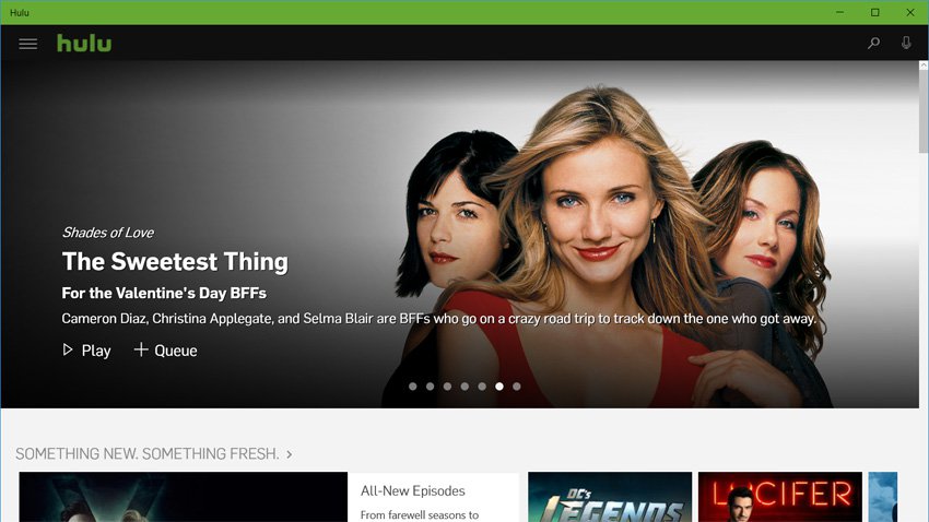 Hulu Plus Windows 10 Universal App