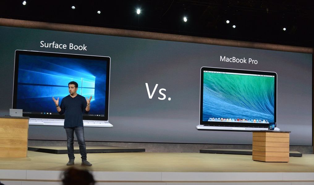 Battery life: Microsoft Surface Book versus Apple MacBook