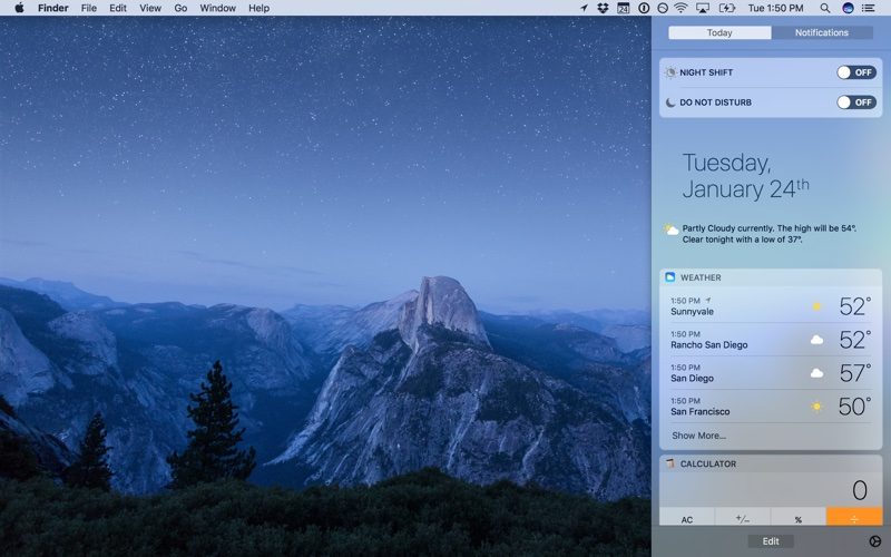 Night Shift hits MacBook users with latest macOS Sierra update