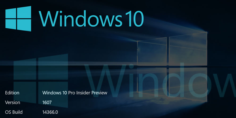 Microsoft Windows 10 Insider Preview Build 14366
