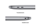 Apple 13-inch MacBook Pro: Apple M2 chip with 10-core GPU, 16GB 512GB SSD - Space Gray  - Z16R0005U