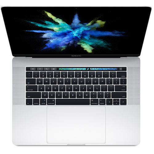 Apple MacBook Pro 15" MLW72LL/A with Touch Bar: 2.6GHz quad-core Intel Core i7, 256GB - Silver