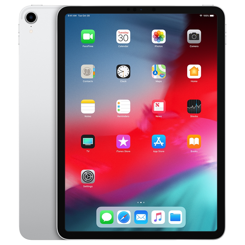 Apple iPad Pro 11" 256GB WiFi + Cellular Silver MU1D2LL/A (Late 2018