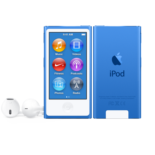 Apple iPod Nano 16GB Blue MKN02LL/A