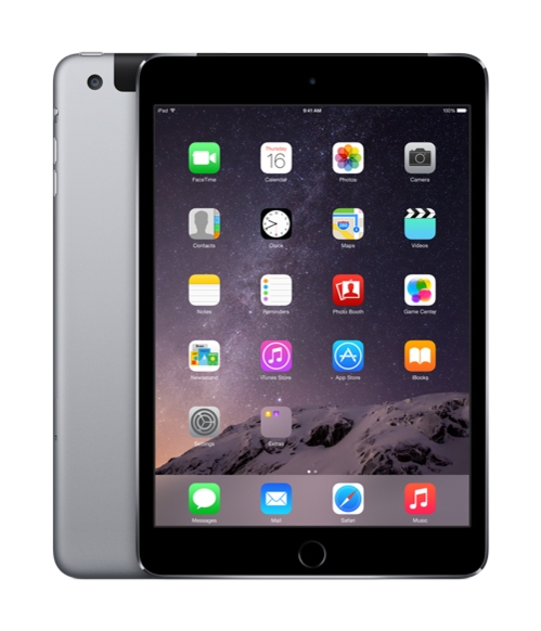 Apple iPad Mini 3 Wi-Fi + Cellular 64GB Space Gray MH372LL/A