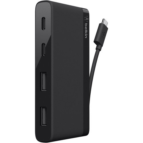 Belkin USB-C 4-Port Mini Hub USB-C Hiub,USB-C Port