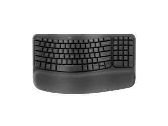 Logitech Wave Keys Wireless Ergonomic Keyboard (Graphite) Logitech Wave Keys Wireless Ergonomic Keyboard (Graphite)